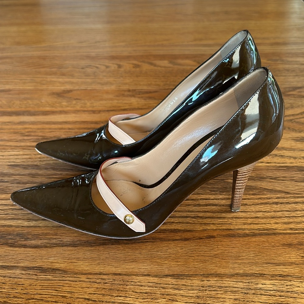 Louis Vuitton Monogram Pattern Patent Leather Pum… - image 3